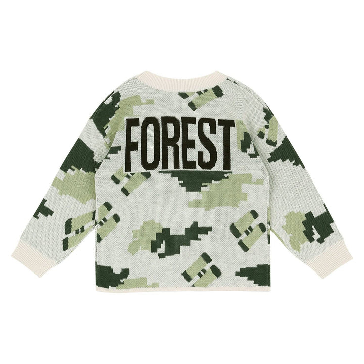 Forest Theme Knit Cardigan - ToTo Heros l Premium Children's Clothing