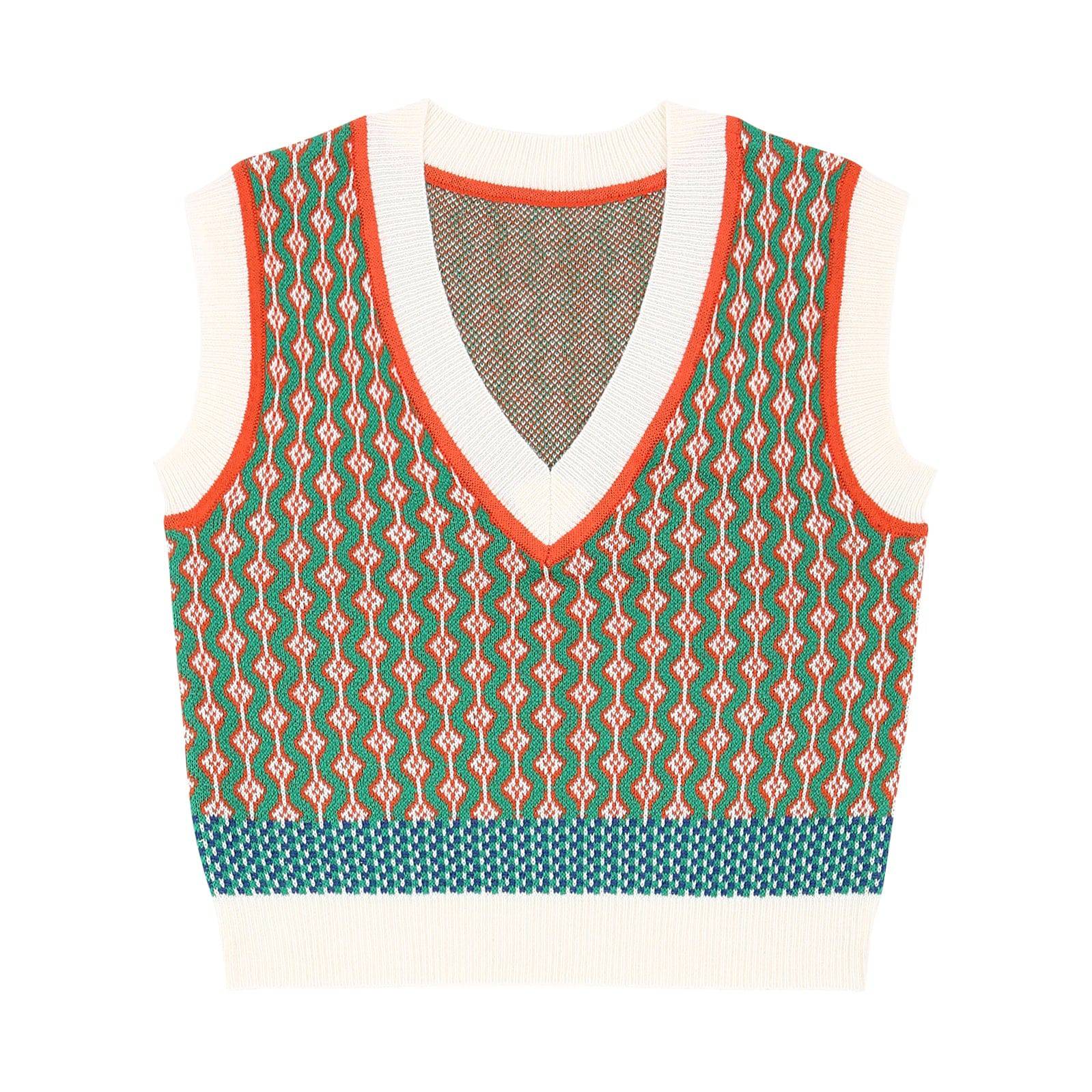 Antique Multi Color Sweater Vest - ToTo Heros l Premium Children's Clothing