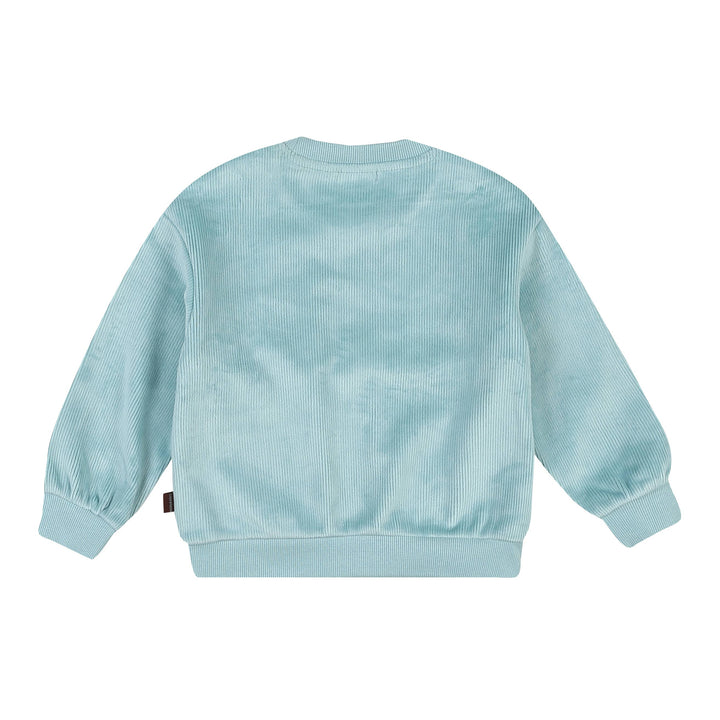 Ian Embroidery Patch Velvet Corduroy Sweatshirt-Sweatshirt - Kids-ToTo Heros-ToTo Heros l Premium Children&#x27;s Clothing