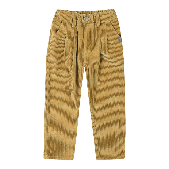 Jeremy Corduroy Pants with Mini Pocket-Pants - Kids-ToTo Heros-Mustard-XXS-ToTo Heros l Premium Children&#x27;s Clothing