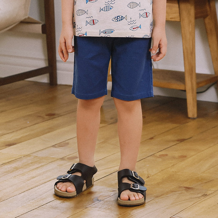 Jess Straight Fit Linen Blend Bermuda Pull-On Shorts-Pants - Kids-ToTo Heros-