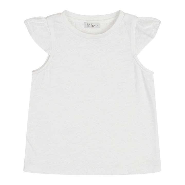 Jessi Summer Graphic Print Angel Sleeve T-Shirt Layer 2-in-1 Cami Dress-Dress - Kids-ToTo Heros-