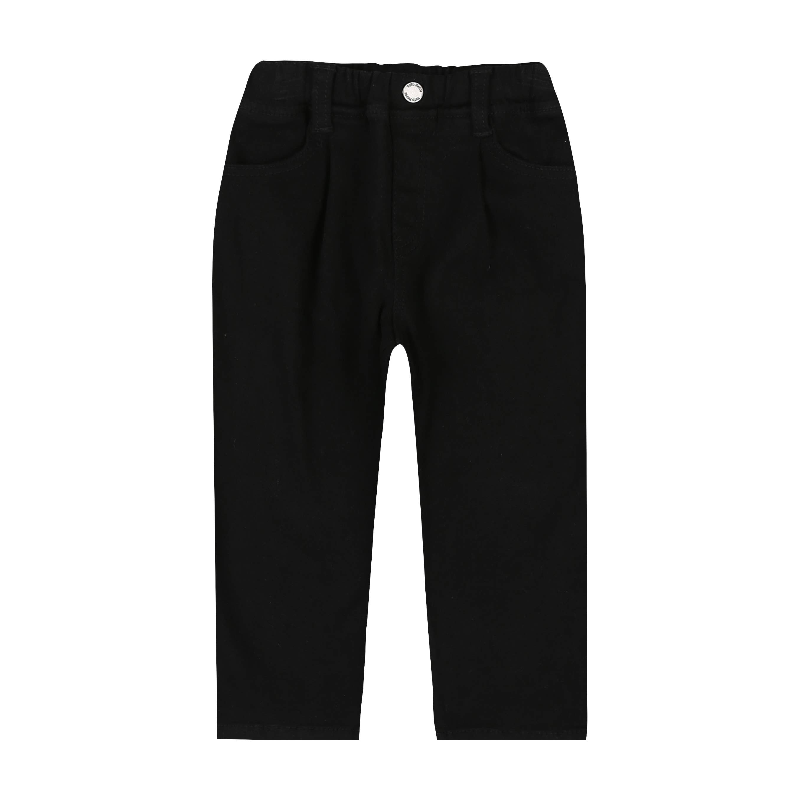 Joshua Fleeced Baggy Pants-Pants - Kids-ToTo Heros-Black-XXS-ToTo Heros l Premium Children&#x27;s Clothing