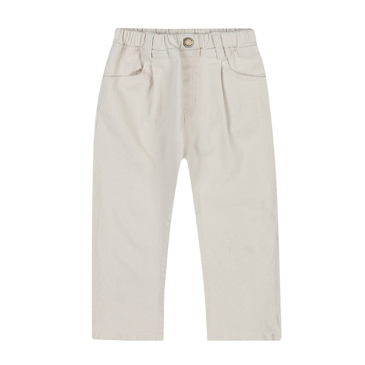 Joshua Fleeced Baggy Pants-Pants - Kids-ToTo Heros-Cream-XXS-ToTo Heros l Premium Children&#x27;s Clothing