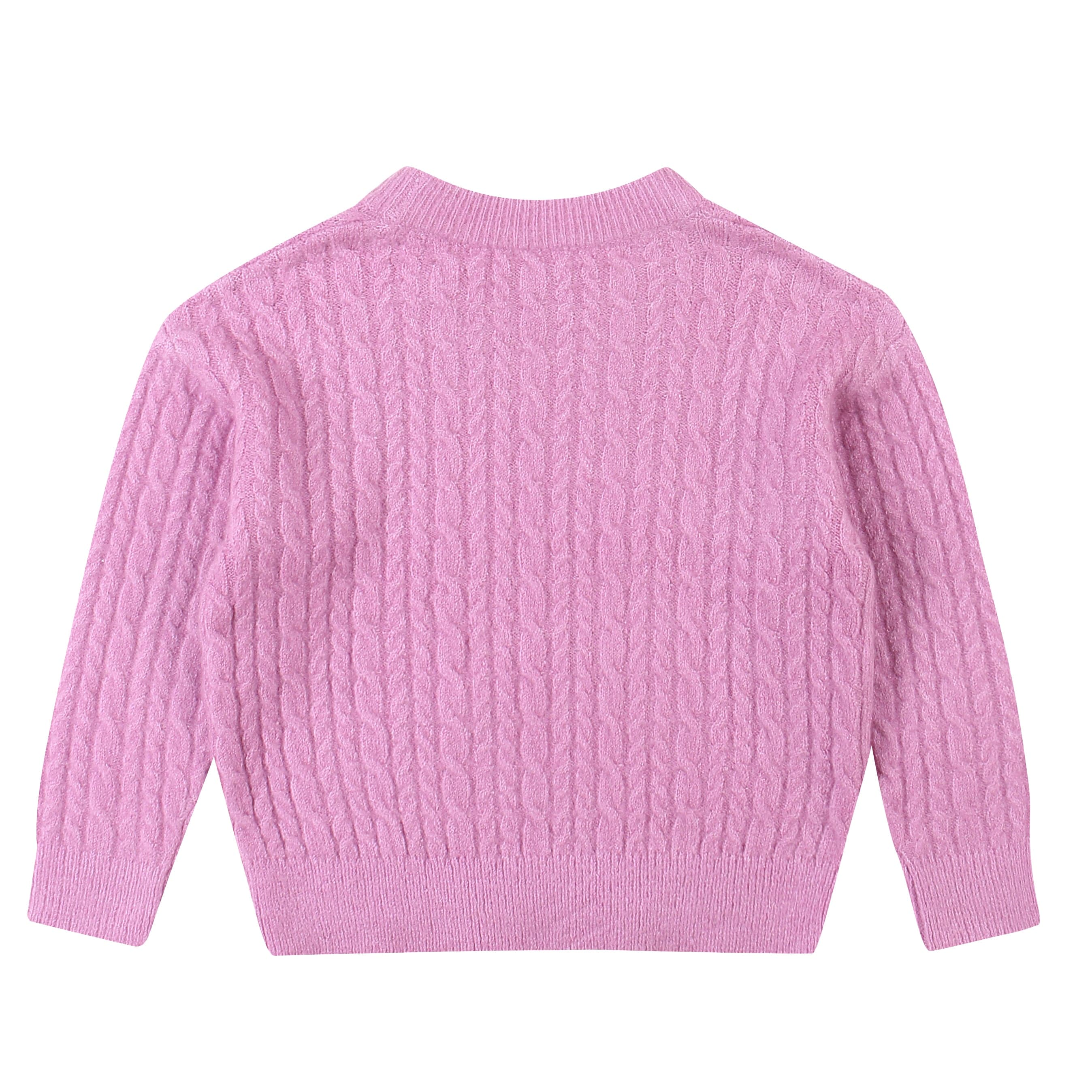 Joy Classic Cable Knit Sweater-Knit Sweater - Kids-ToTo Heros-ToTo Heros l Premium Children&#x27;s Clothing