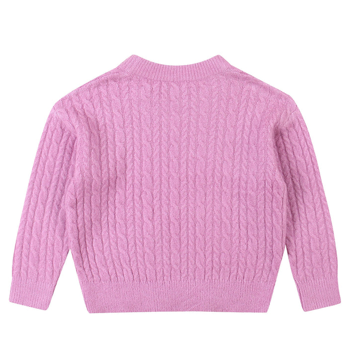 Joy Classic Cable Knit Sweater-Knit Sweater - Kids-ToTo Heros-ToTo Heros l Premium Children&#x27;s Clothing