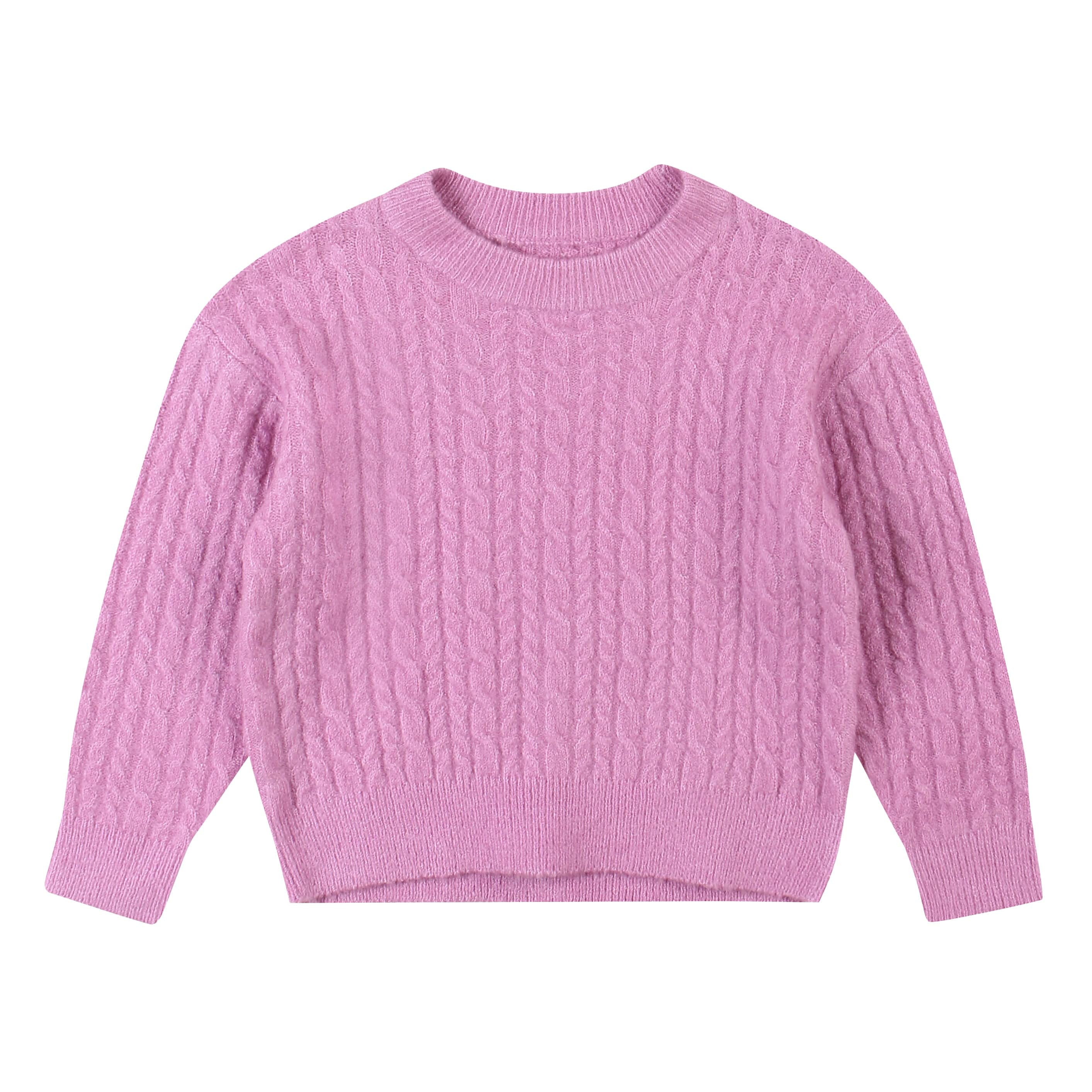 Joy Classic Cable Knit Sweater-Knit Sweater - Kids-ToTo Heros-ToTo Heros l Premium Children&#x27;s Clothing