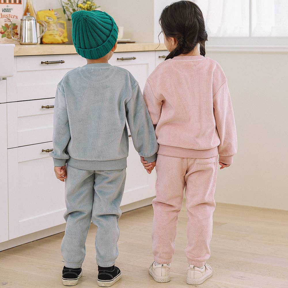 Kayden Velvet Corduroy Sweatshirt & Sweatpants Set-Top & Pant Set - Kids-ToTo Heros-ToTo Heros l Premium Children&#x27;s Clothing