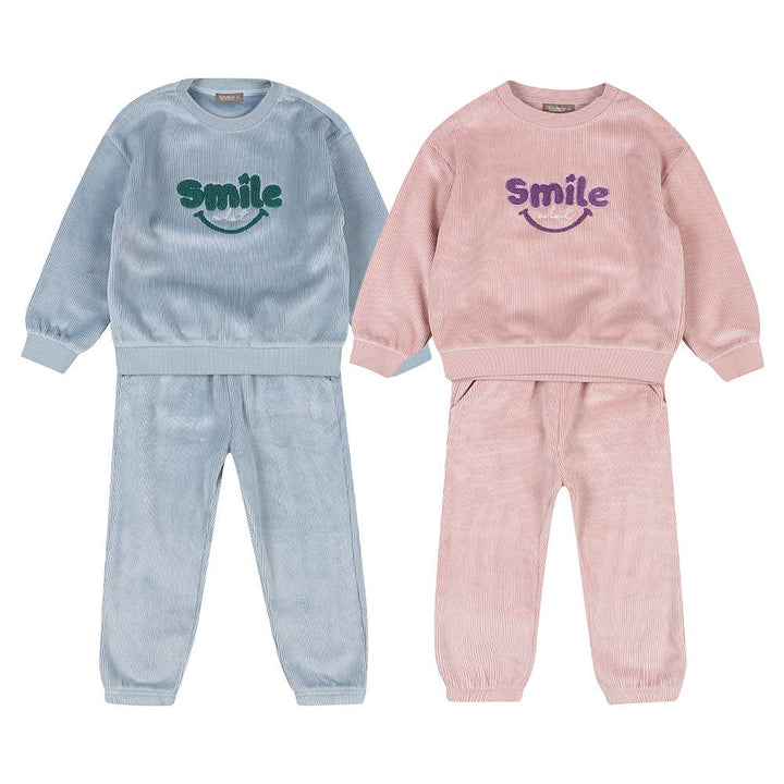 Kayden Velvet Corduroy Sweatshirt & Sweatpants Set-Top & Pant Set - Kids-ToTo Heros-ToTo Heros l Premium Children&#x27;s Clothing