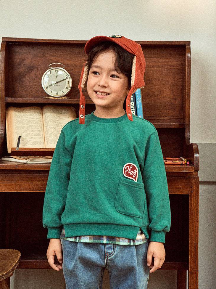 Layered Fleeced Pullover Sweatshirt-Sweatshirt - Kids-ToTo Heros-ToTo Heros l Premium Children&#x27;s Clothing