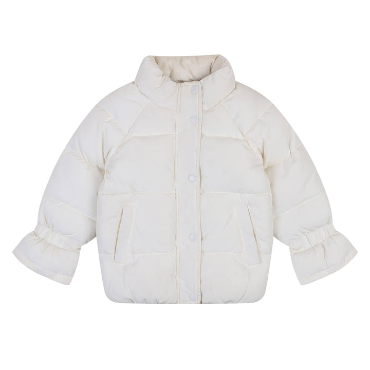 Lucia Neck Warmer Padded Jacket-Puffer Jacket - Kids-ToTo Heros-ToTo Heros l Premium Children's Clothing