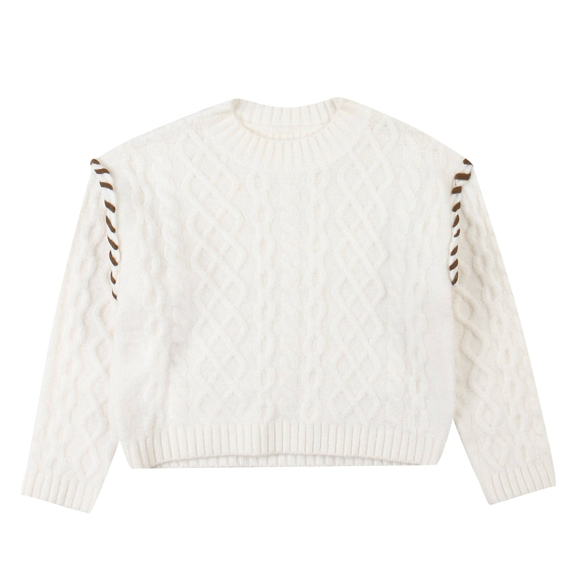 Max Braided Shoulder Cable Knit Sweater-Knit Sweater - Kids-ToTo Heros-ToTo Heros l Premium Children&#x27;s Clothing