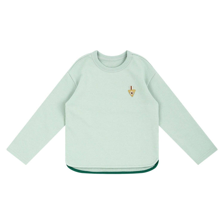 Melbourne Fleeced Pullover T-Shirt-T-Shirt - Kids-ToTo Heros-Mint-XXS-ToTo Heros l Premium Children&#x27;s Clothing