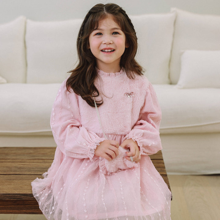 Merlin Dress with Mini Bag-Dress - Kids-ToTo Heros-ToTo Heros l Premium Children&#x27;s Clothing