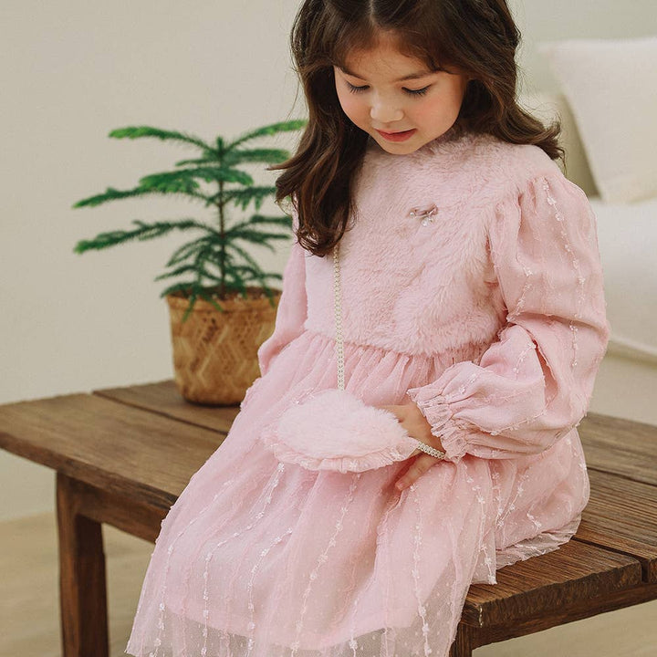 Merlin Dress with Mini Bag-Dress - Kids-ToTo Heros-ToTo Heros l Premium Children&#x27;s Clothing
