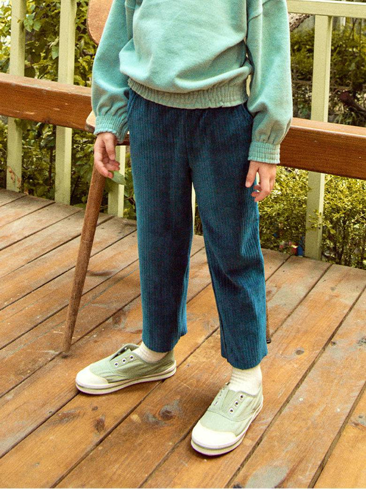 Mimi Velvet Corduroy Ribbed Pants-Pants - Kids-ToTo Heros-ToTo Heros l Premium Children&#x27;s Clothing