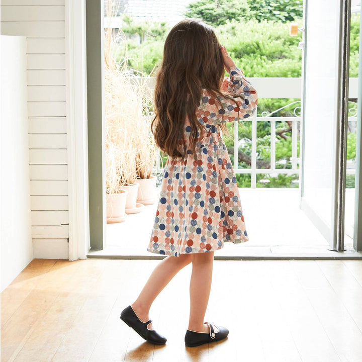 Multi Color Dotted Dress-Dress-ToTo Heros-ToTo Heros l Premium Children&#x27;s Clothing