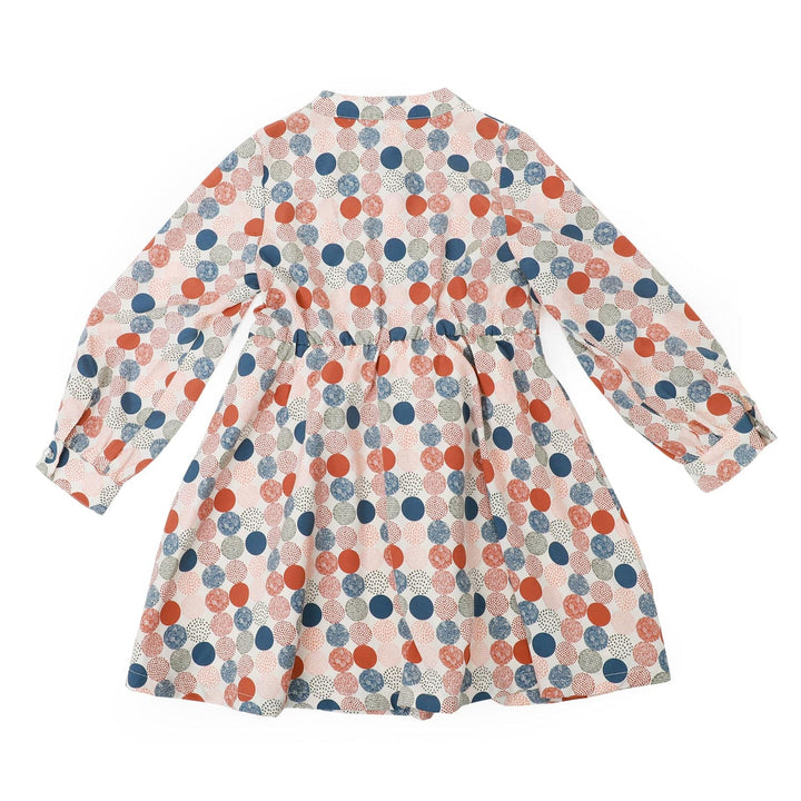 Multi Color Dotted Dress-Dress-ToTo Heros-ToTo Heros l Premium Children&#x27;s Clothing