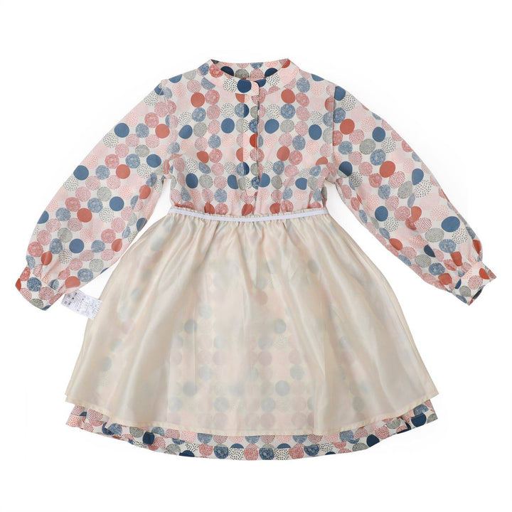 Multi Color Dotted Dress-Dress-ToTo Heros-ToTo Heros l Premium Children&#x27;s Clothing