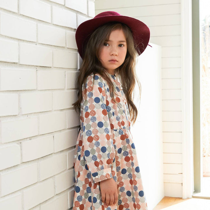 Multi Color Dotted Dress-Dress-ToTo Heros-ToTo Heros l Premium Children&#x27;s Clothing