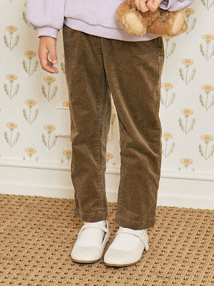 Nana Button Detail Corduroy Pants-Pants - Kids-ToTo Heros-ToTo Heros l Premium Children&#x27;s Clothing