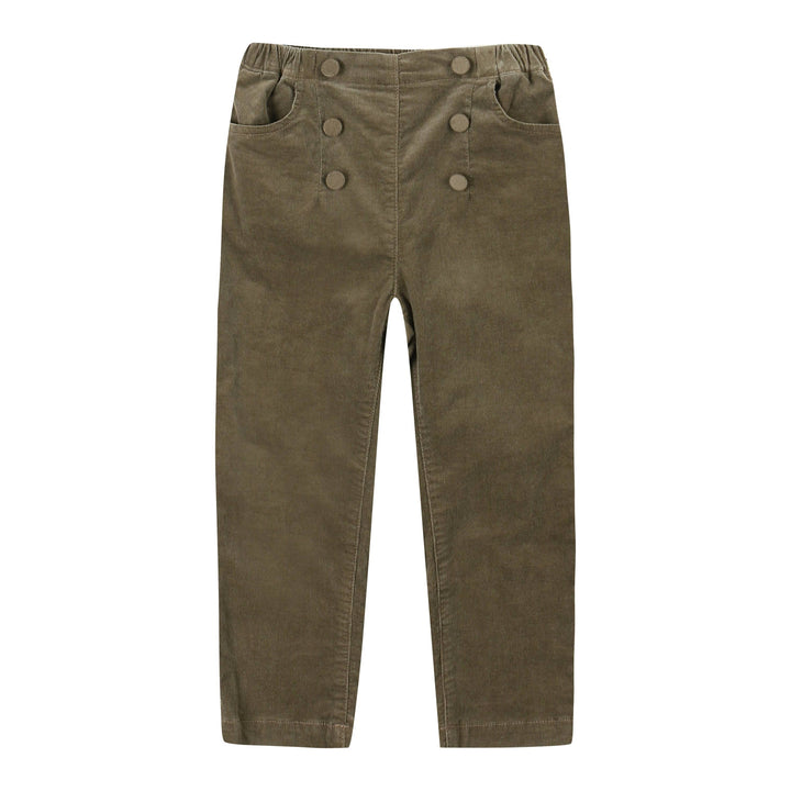 Nana Button Detail Corduroy Pants-Pants - Kids-ToTo Heros-ToTo Heros l Premium Children&#x27;s Clothing