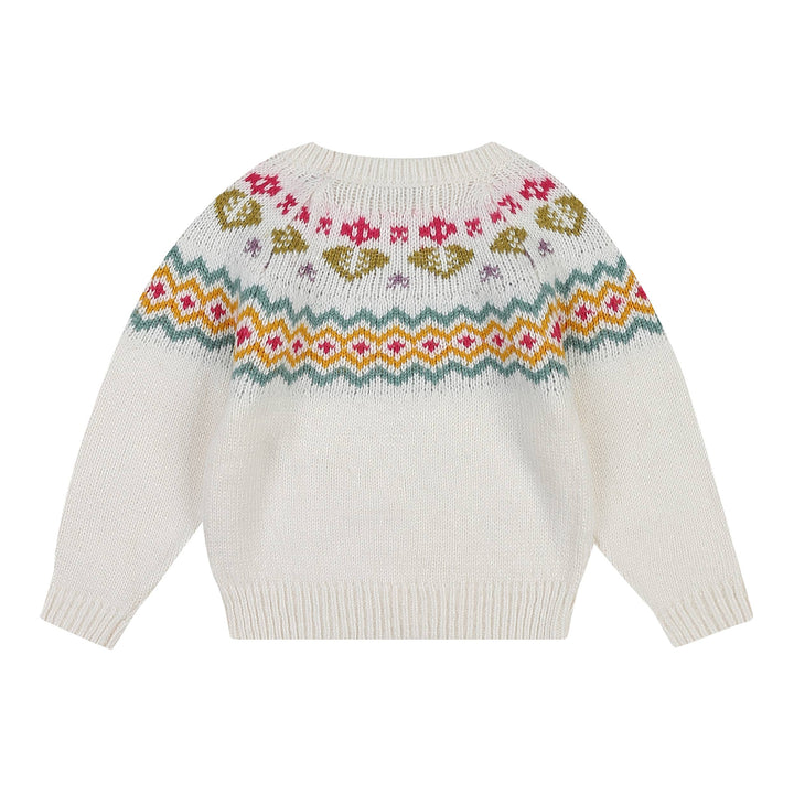 Naomi Nordic Pattern Knit Sweater-Knit Sweater - Kids-ToTo Heros-ToTo Heros l Premium Children's Clothing