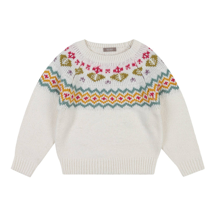 Naomi Nordic Pattern Knit Sweater-Knit Sweater - Kids-ToTo Heros-ToTo Heros l Premium Children's Clothing