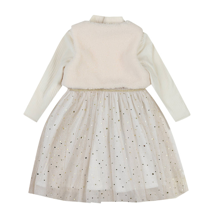 Norah Vest Layered Dress-Dress - Kids-ToTo Heros-ToTo Heros l Premium Children's Clothing