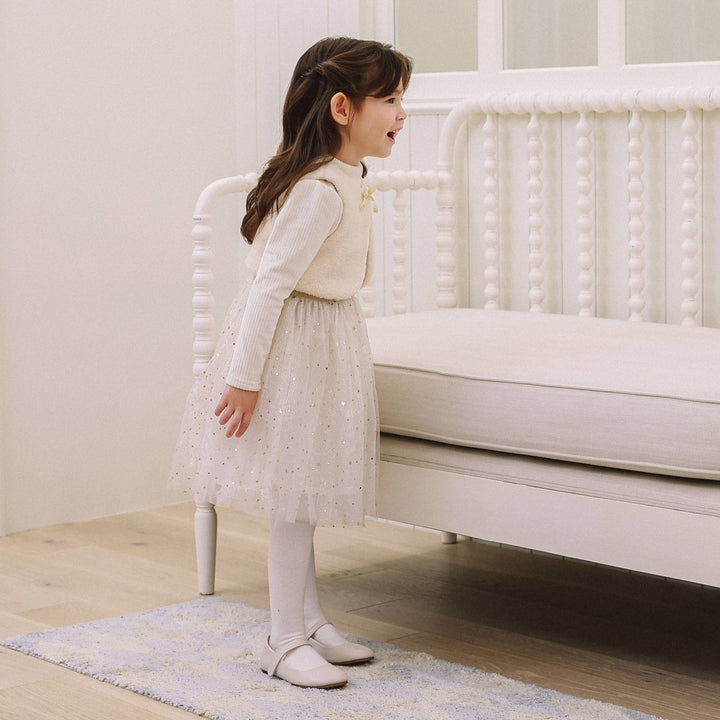 Norah Vest Layered Dress-Dress - Kids-ToTo Heros-ToTo Heros l Premium Children's Clothing