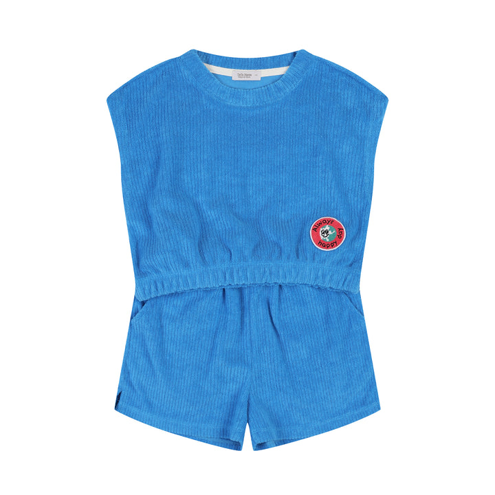 Ocean Terrycloth Tank Top & Shorts Set-Top & Skirt Set - Kids-ToTo Heros-Blue-XXS-