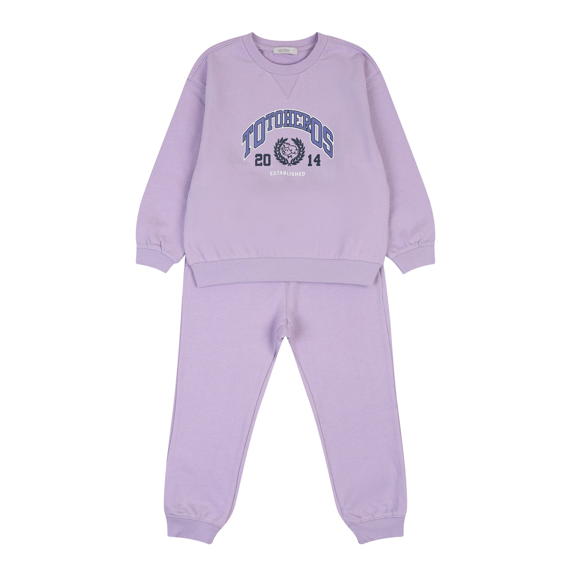 Oliver Sweatshirt & Sweatpants Set-Top & Pant Set - Kids-ToTo Heros-Purple-XXS-ToTo Heros l Premium Children&#x27;s Clothing