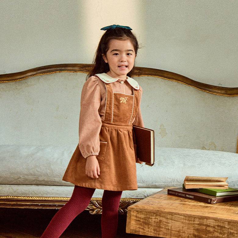 Paige Skirt With Suspenders-Skirt - Kids-ToTo Heros-ToTo Heros l Premium Children&#x27;s Clothing