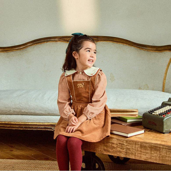 Paige Skirt With Suspenders-Skirt - Kids-ToTo Heros-ToTo Heros l Premium Children&#x27;s Clothing