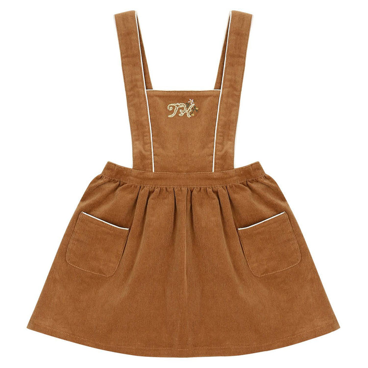 Paige Skirt With Suspenders-Skirt - Kids-ToTo Heros-ToTo Heros l Premium Children&#x27;s Clothing