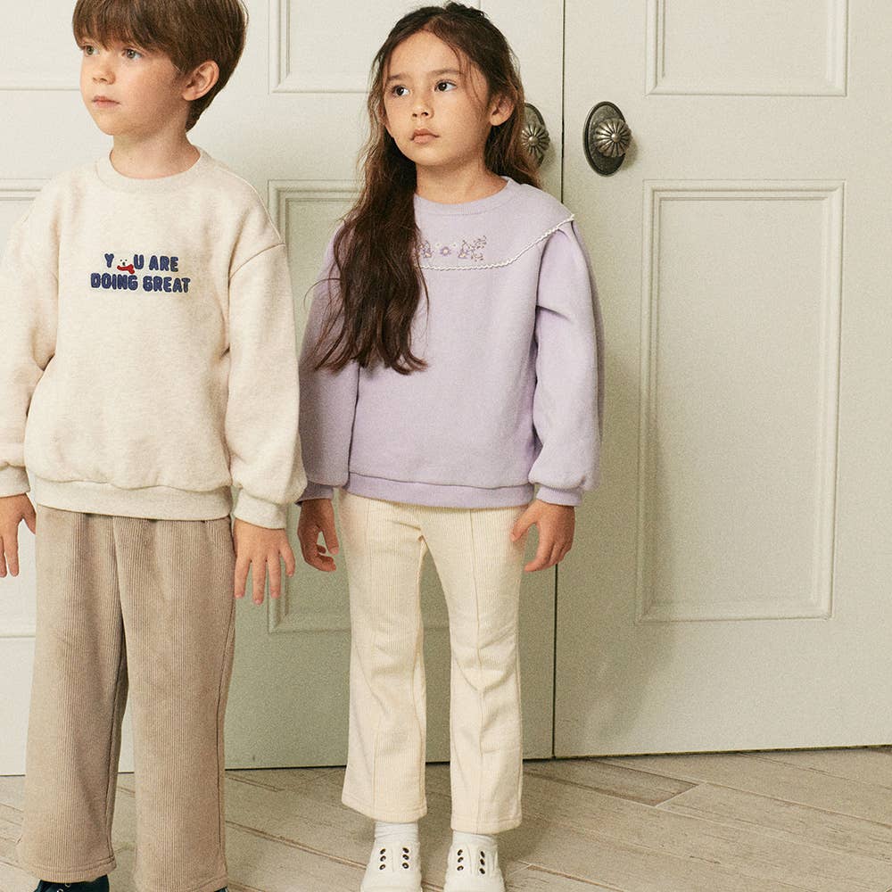 Paige Velvet Corduroy Boot Cut Pants-Pants - Kids-ToTo Heros-ToTo Heros l Premium Children&#x27;s Clothing
