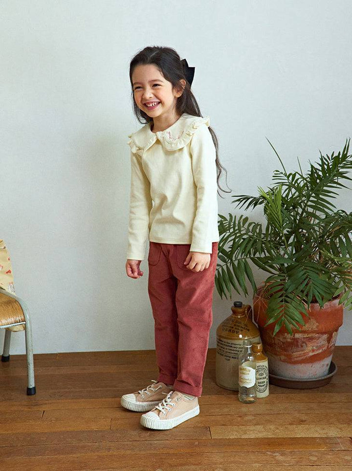 Puppy Corduroy Pants-Pants - Kids-ToTo Heros-ToTo Heros l Premium Children&#x27;s Clothing