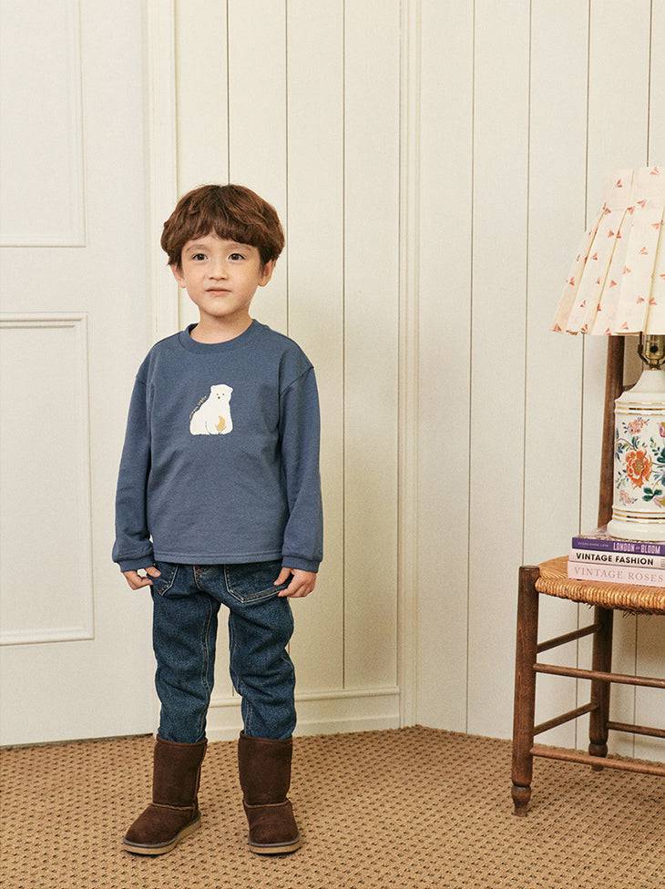 Ray Baggy Wide Pocket Denim Pants-Pants - Kids-ToTo Heros-ToTo Heros l Premium Children&#x27;s Clothing