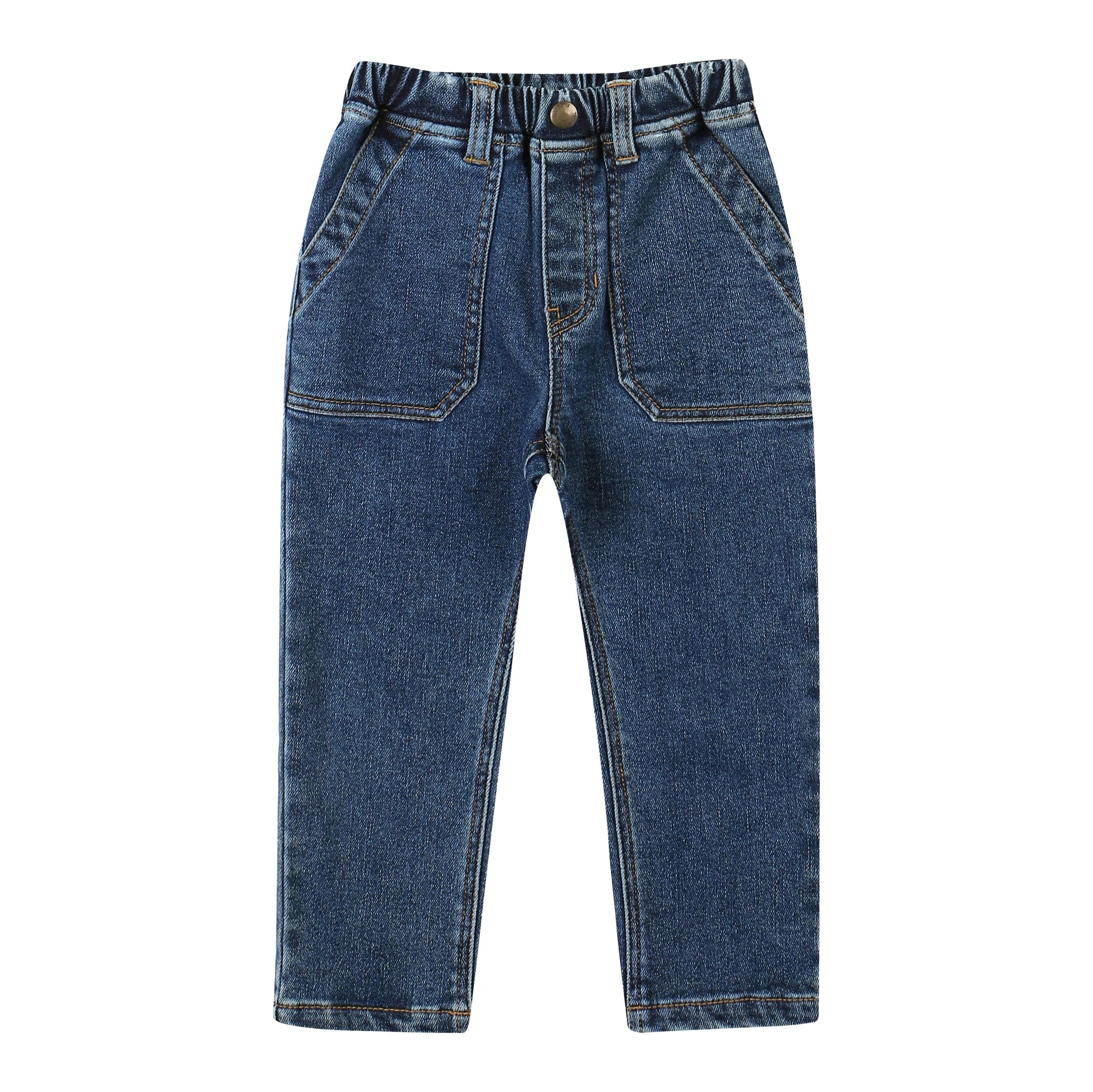 Ray Baggy Wide Pocket Denim Pants-Pants - Kids-ToTo Heros-ToTo Heros l Premium Children&#x27;s Clothing