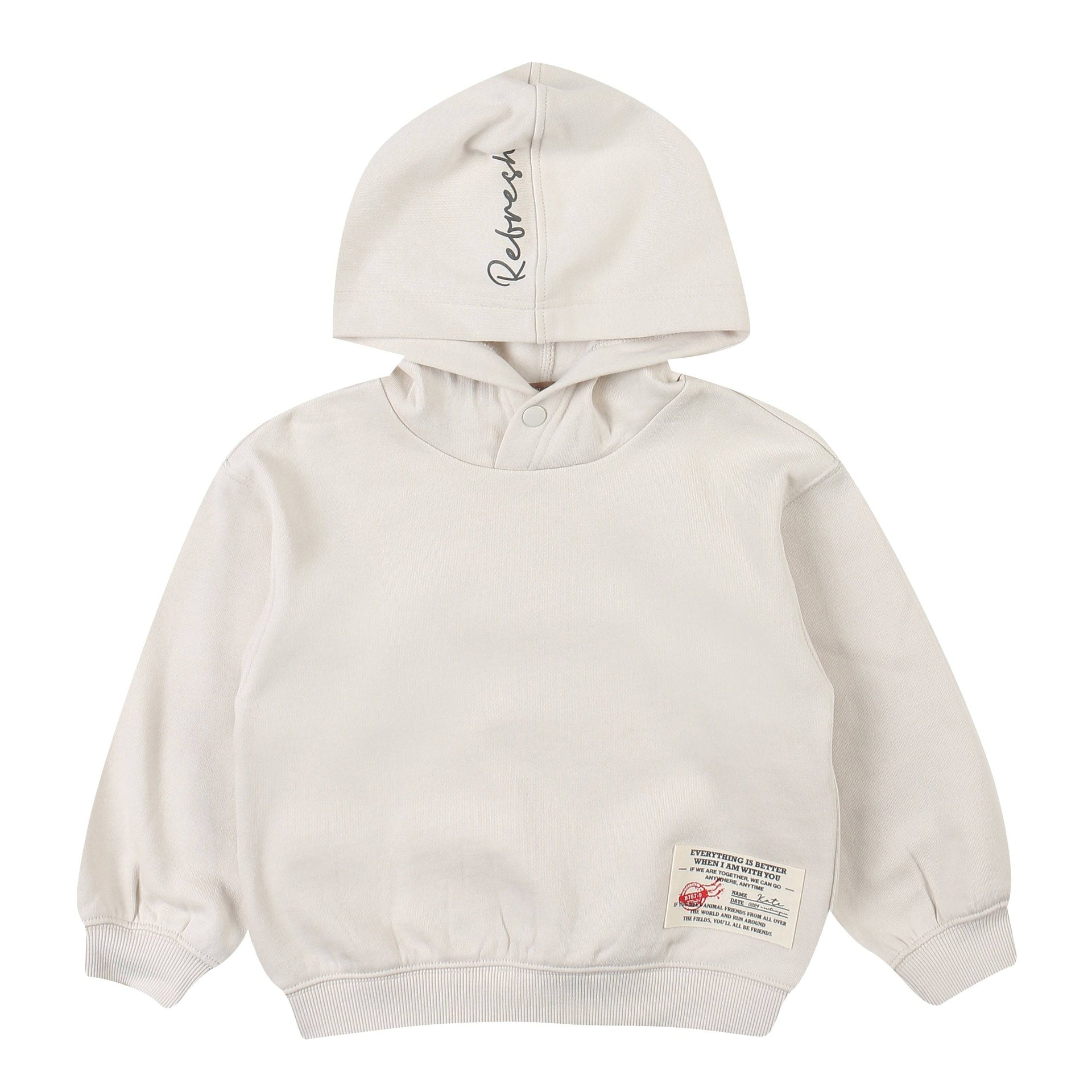 Refresh Lettering Hoodie Sweatshirt-Sweatshirt - Kids-ToTo Heros-ToTo Heros l Premium Children&#x27;s Clothing