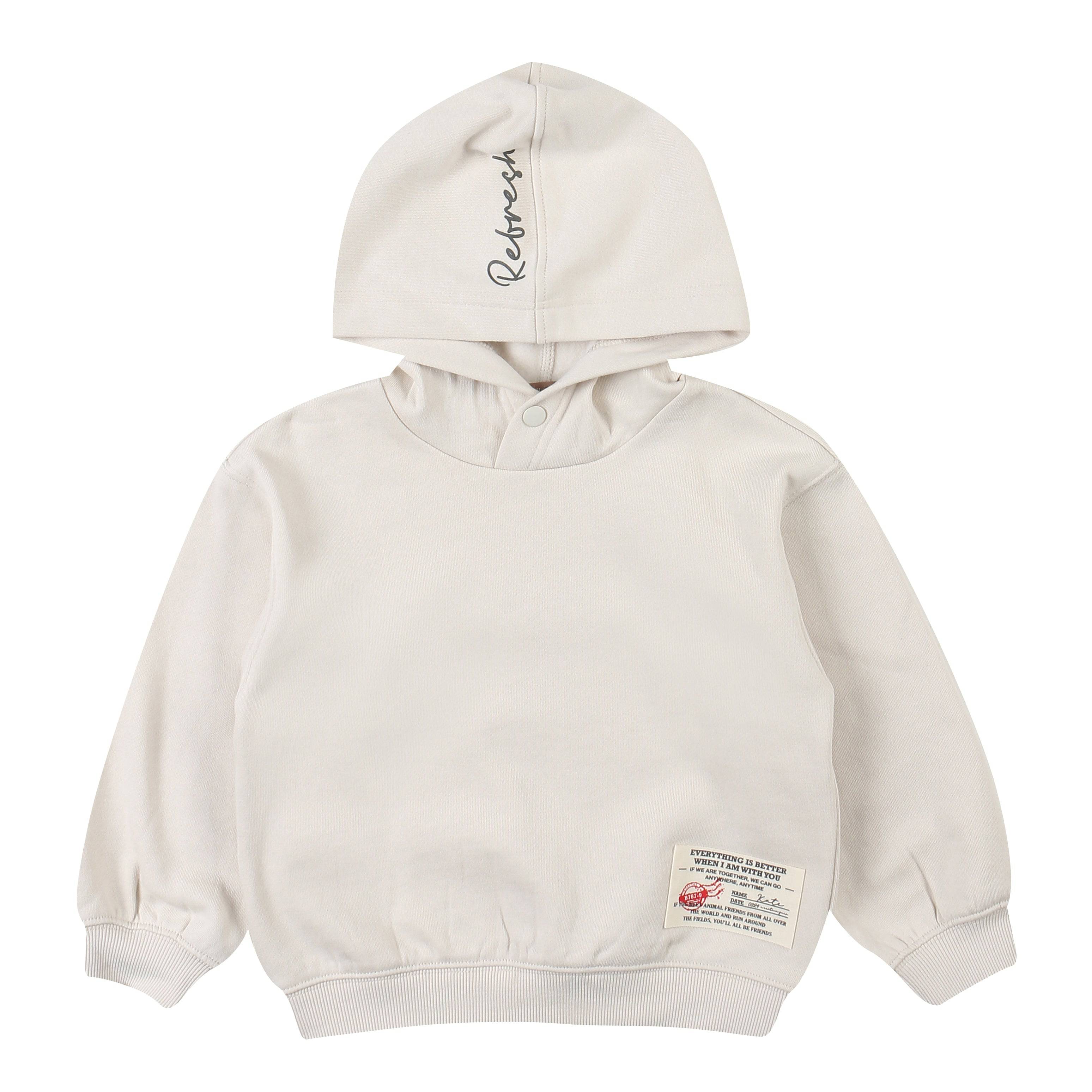 Refresh Lettering Hoodie Sweatshirt-Sweatshirt - Kids-ToTo Heros-ToTo Heros l Premium Children&#x27;s Clothing