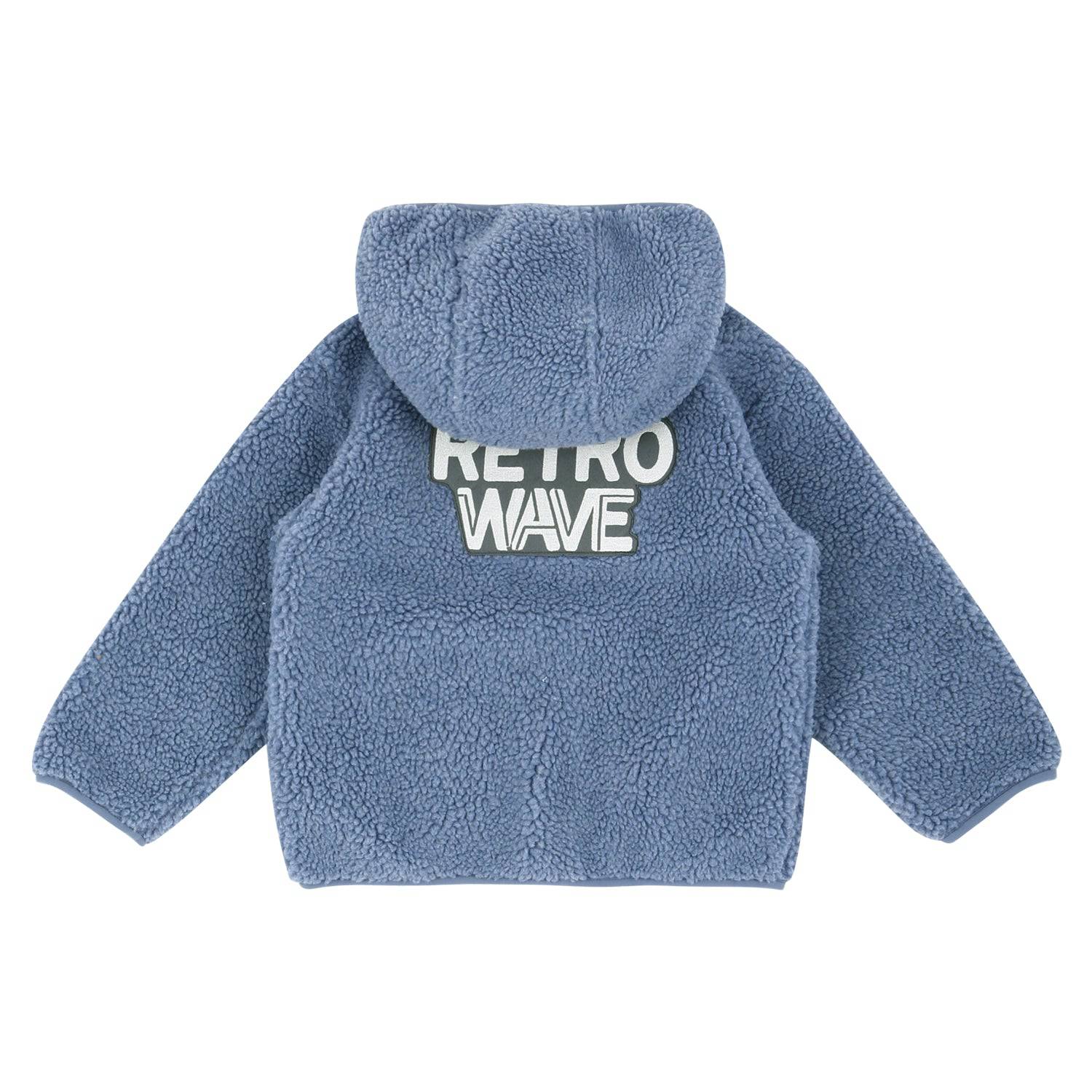 Retro Wave Waffen Patch Fleece Teddy Jacket-Jacket - Kids-ToTo Heros-ToTo Heros l Premium Children&#x27;s Clothing