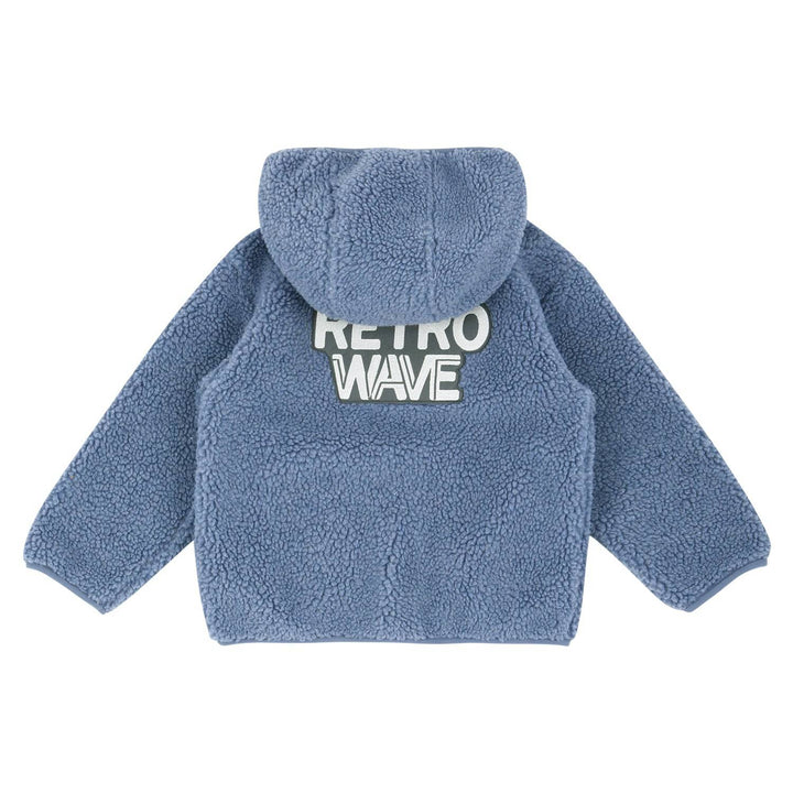 Retro Wave Waffen Patch Fleece Teddy Jacket-Jacket - Kids-ToTo Heros-ToTo Heros l Premium Children&#x27;s Clothing