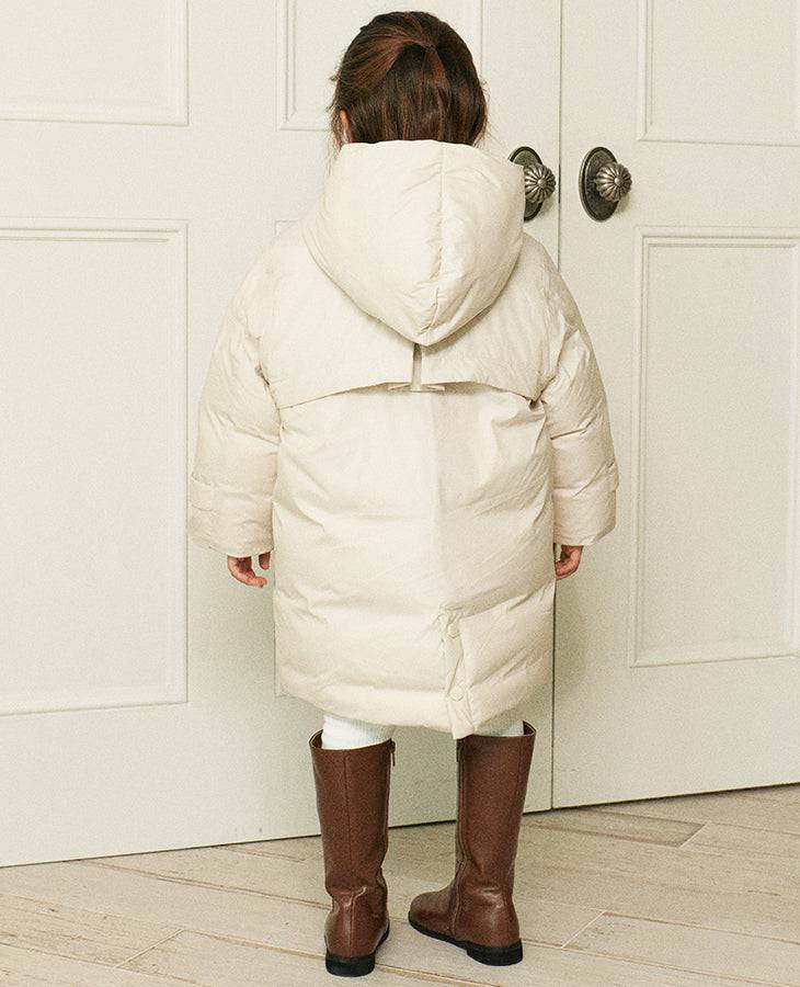 Ria Duck Down Long Puffer Jacket-Puffer Jacket - Kids-ToTo Heros-ToTo Heros l Premium Children's Clothing