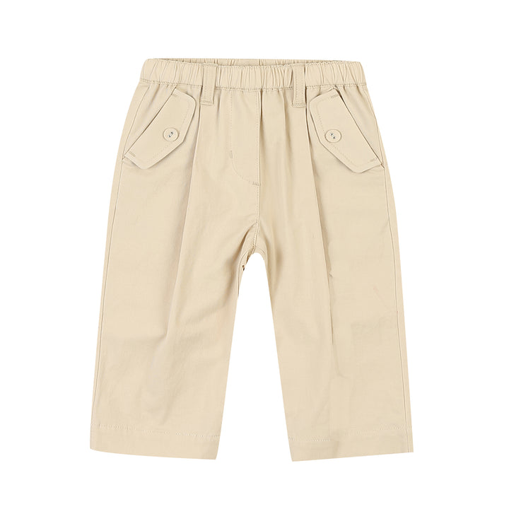 Rina Relaxed Fit Pleated Capri Pull-On Pants-Pants - Kids-ToTo Heros-