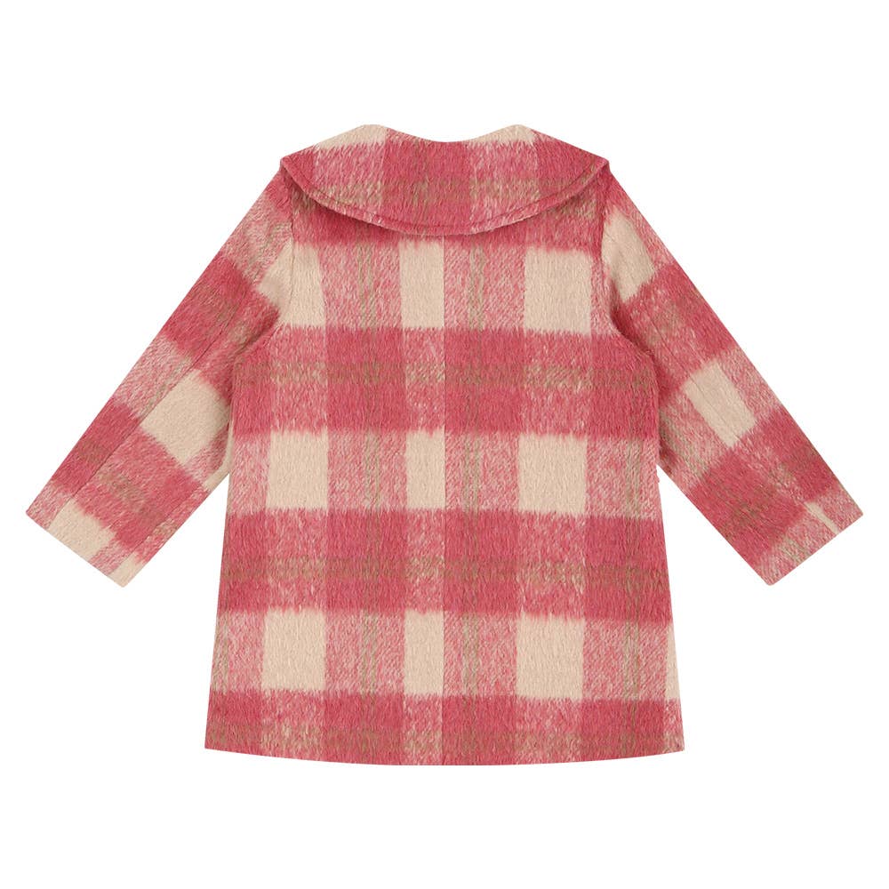 Sally Checkered Coat with Mini Bag-Coat - Kids-ToTo Heros-ToTo Heros l Premium Children's Clothing