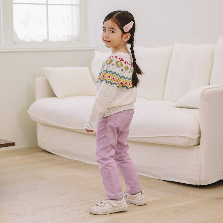 Simone Slim Straight Pants-Pants - Kids-ToTo Heros-ToTo Heros l Premium Children&#x27;s Clothing