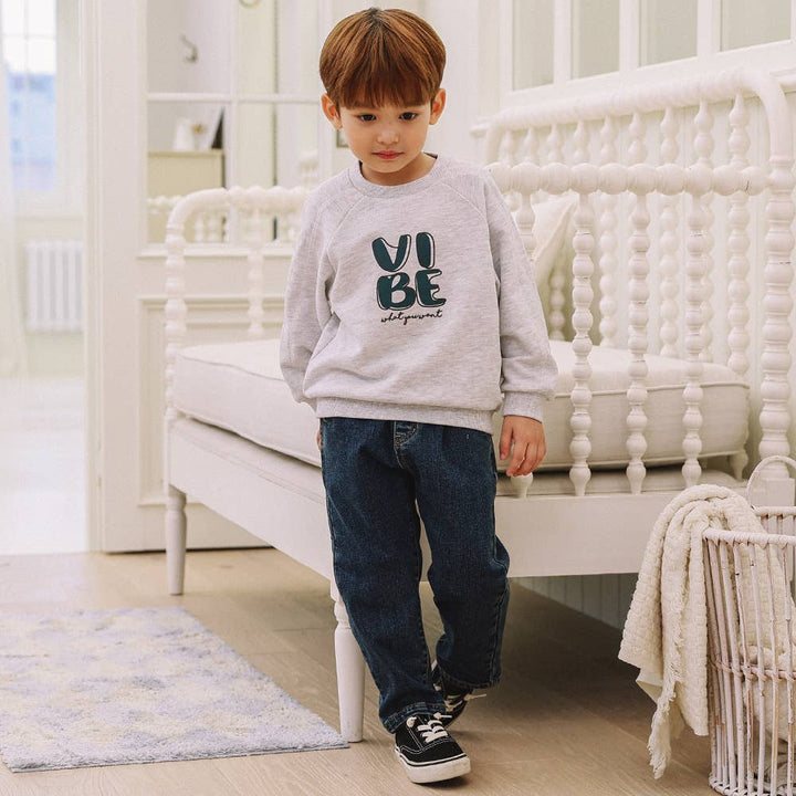 Slim Baggy Fit Fleece Denim Pants-Jeans - Kids-ToTo Heros-ToTo Heros l Premium Children&#x27;s Clothing