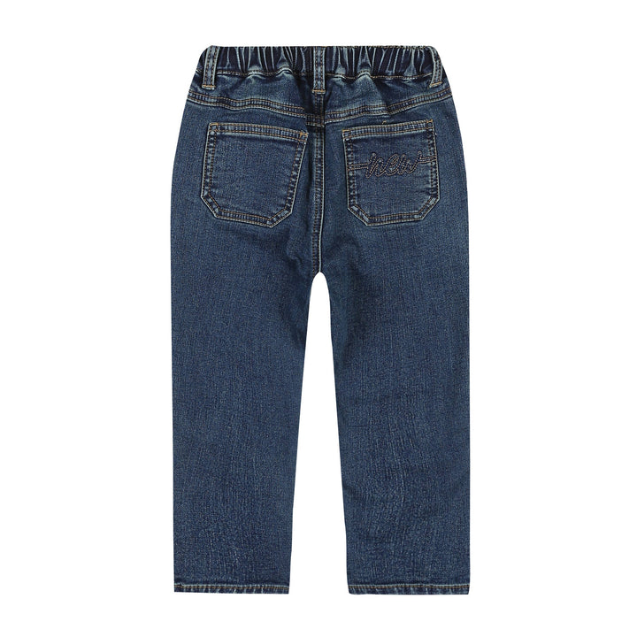 Slim Baggy Fit Fleece Denim Pants-Jeans - Kids-ToTo Heros-ToTo Heros l Premium Children&#x27;s Clothing