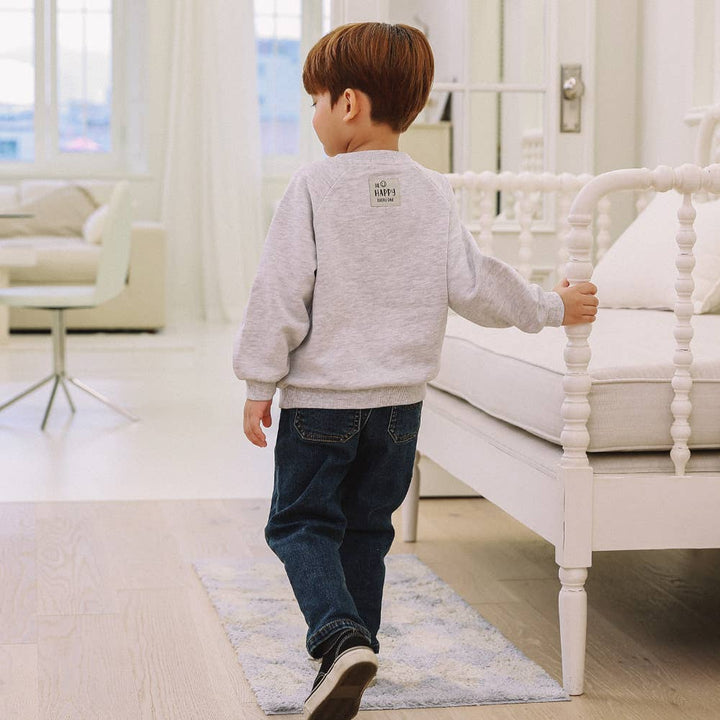 Slim Baggy Fit Fleece Denim Pants-Jeans - Kids-ToTo Heros-ToTo Heros l Premium Children&#x27;s Clothing